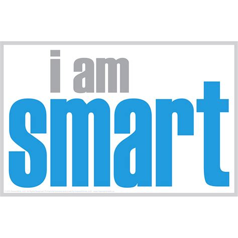 I Am Smart Poster Ism0001p Inspired Minds