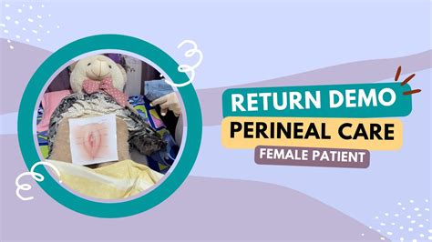 Nursing Archive 03 Perineal Care Female Return Demonstration Youtube