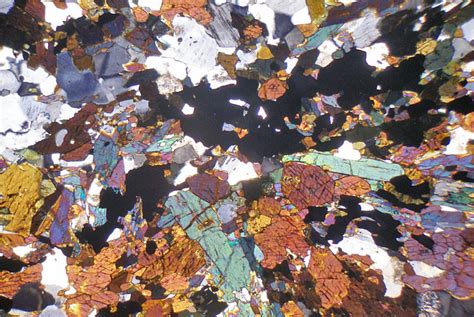 Precambrian Lewisian Gneiss Gairloch Thin Section Microscope Slide Geosec