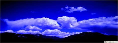Blue Mountain Cloudy Sky Facebook Timeline Cover Facebook Covers