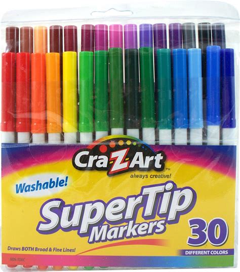 Cra Z Art Washable Super Tip Markers 30 Count 10013