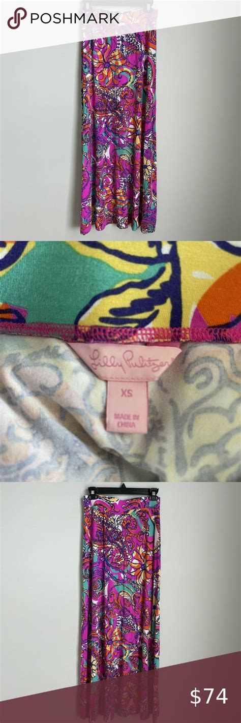 Lilly Pulitzer Beale Maxi Skirt Beale Fabric Tags Lilly Pulitzer