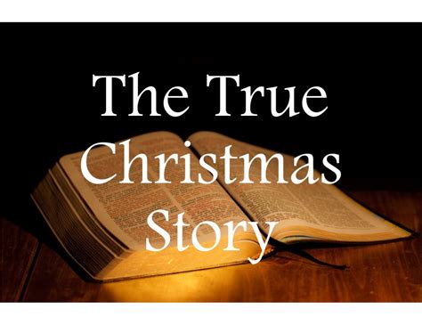 The True Christmas Story John 11 14 Oakhurst Evfree