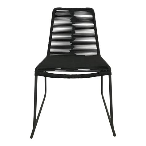 They do not make a harsh, scratchy noise (like all of my previous chairs). Finn Outdoor Dining Chair Black - Huntley + Co | For ...
