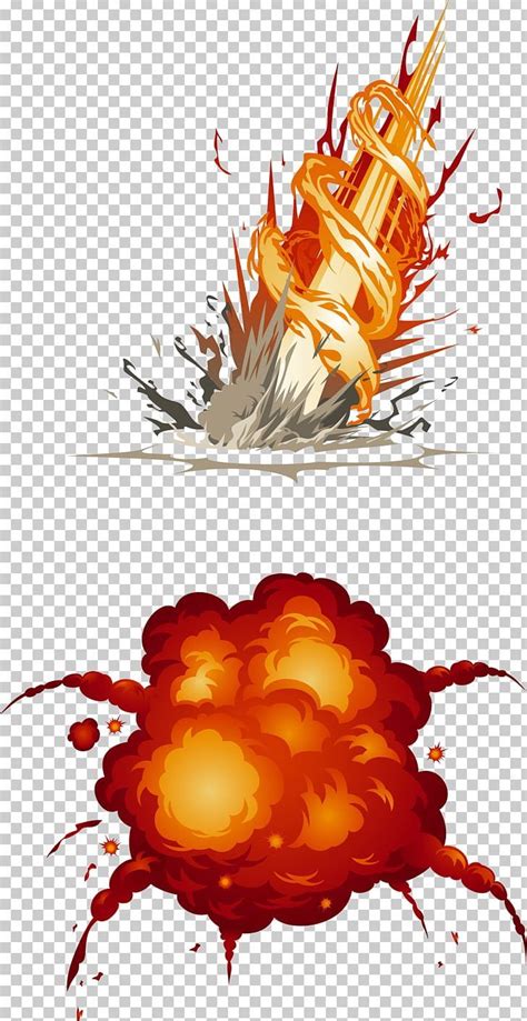 Explosion Animation Png Art Blasting Cloud Explosion Color