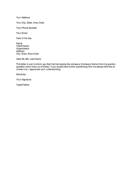 Hence, i hope that i will be relieved by the end of this month. How to Write Easy Simple Resignation Letter Sample ...