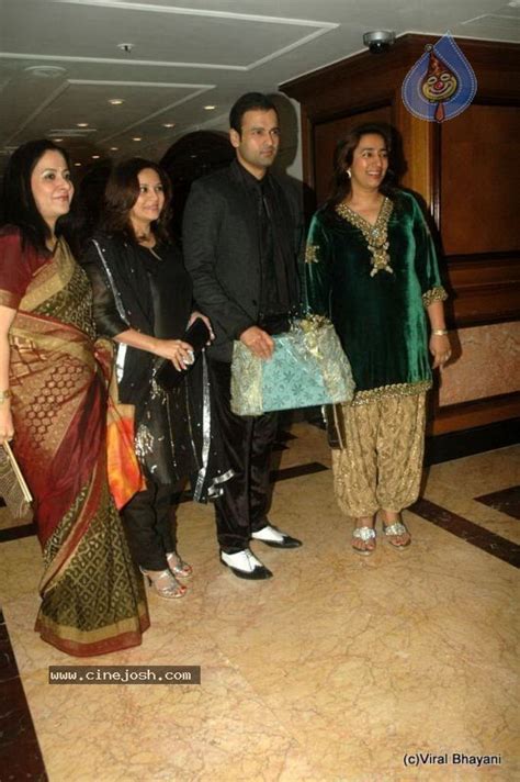 It was a wonderfully quiet affair, practical segregation was carried out. Bolly Celebs at Neelam Wedding Reception - Photo 42 of 150