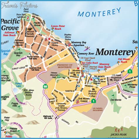 Monterey Subway Map Travelsfinderscom