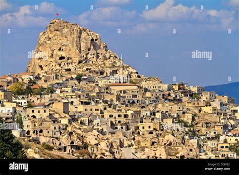 Turkey Cappadocia Goreme Town Stock Photo Alamy