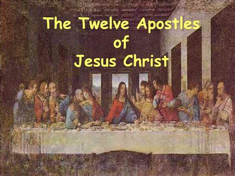 PPT - The Twelve Apostles of Jesus Christ PowerPoint Presentation, free ...