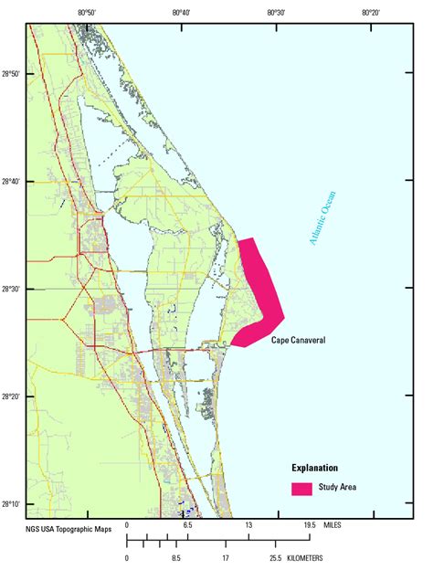 Cape Canaveral Air Force Station Map Maping Resources