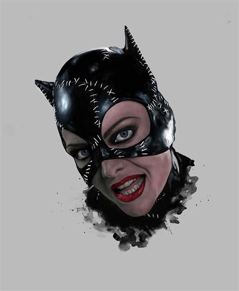 Catwoman Digital Portrait By Nadineballantyne On Deviantart