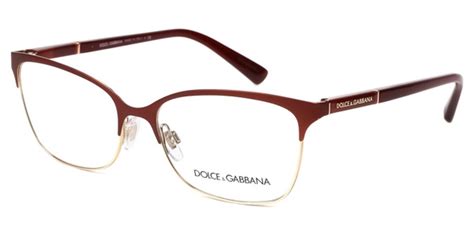 Dolce And Gabbana Dg1268 Logo Plaque 1255 Eyeglasses In Matte Dark Red