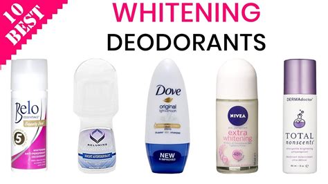 10 Best Whitening Deodorants For Dark Underarms Best Antiperspirant