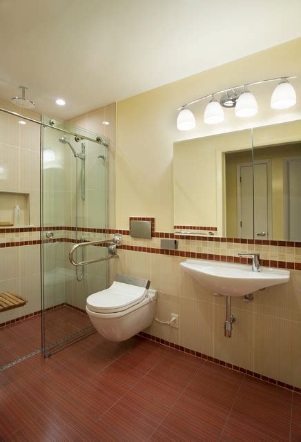 We offer a variety of universal design upgrades. Brookline, MA Universal Design Bathroom - Contemporary ...