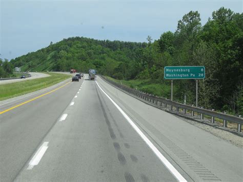 Pennsylvania Interstate 79 Northbound Cross Country Roads