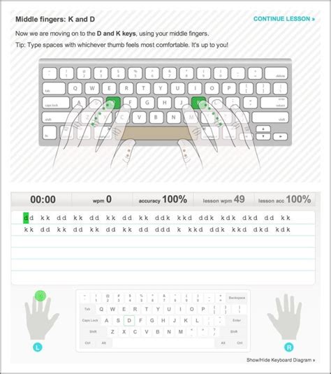 You can practice very easily in this app. What are the best typing websites for kids learning to type?