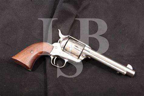 Colt 1873 3rd Third Generation Single Action Army Saa Nickel 5 12