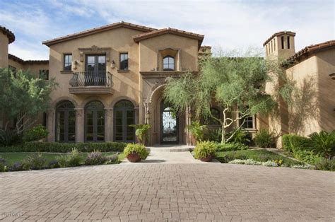 825 Million Spanish Style Mansion In Scottsdale Az Homes Of The Rich