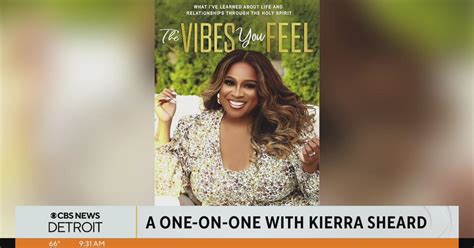 One On One With Gospel Singer Kierra Sheard Cbs Detroit