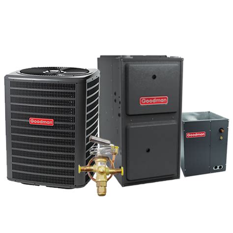 Goodman Furnace And Air Conditioner Unit Combo Ton 14 Seer Ac System