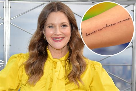 Drew Barrymore Gets Meaningful Tattoo During Her Talk Show Talesbuzz