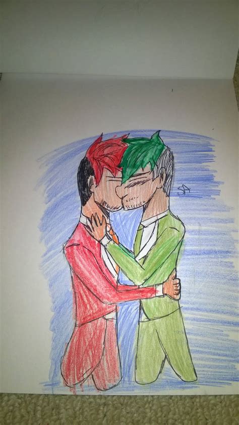 A Septiplier Kiss By Someartist33 On Deviantart