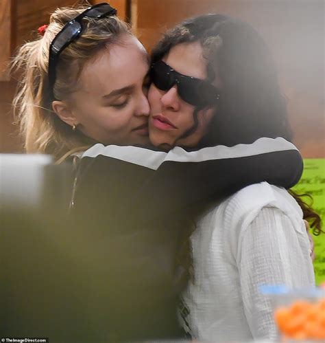 Lily Rose Depp Packs On The Pda With Rapper Girlfriend 070 Shake In The