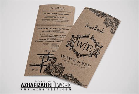 There are these assumptions that if the invitation is simple (just. Design Kad Kahwin Simple Tapi Menarik | Blog Sihatimerahjambu