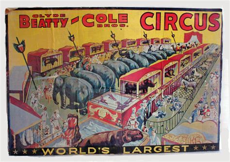 Circus Poster Clyde Beatty