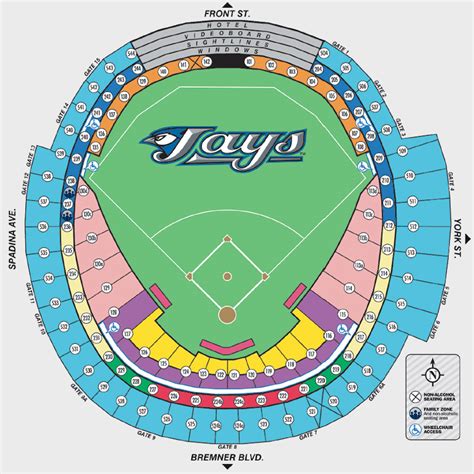 Blue Jays Seating Chart Rogers Centre Tickets Rogers Centre Toronto