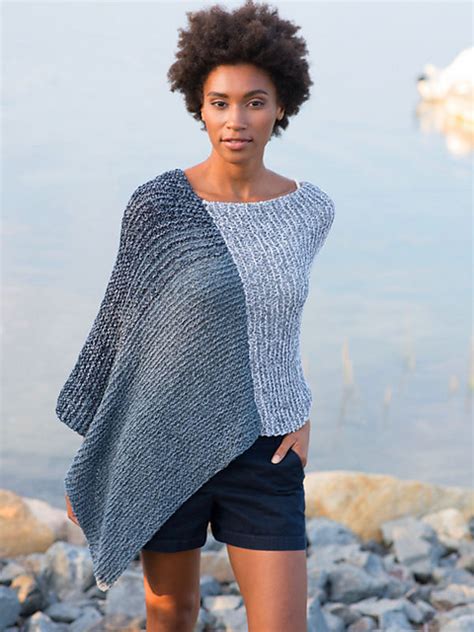 Free Knitting Pattern For A Poncho Archer Knitting Bee