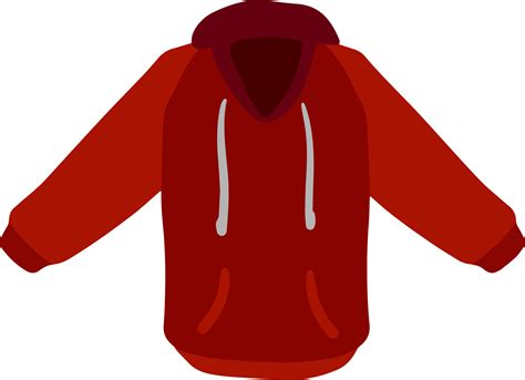 Hoodie With Hood Red Warm Clothing Sweatshirt With Handles Cartoon