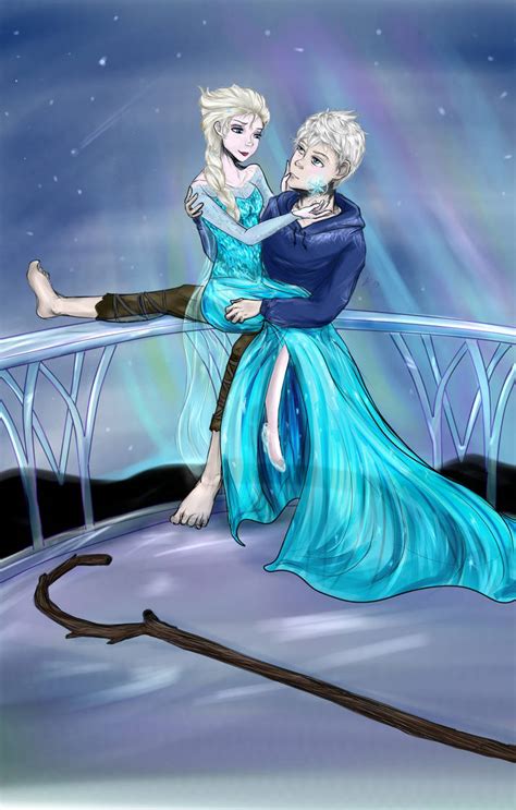 Jelsa is the het ship between elsa and jack from the frozen and rise of the guardians fandoms. Jack Frost x Elsa by melantha2 on DeviantArt