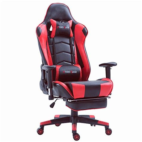Pc gaming stuhl mit dicker und weicher polsterung für bequemes sitzen. Storm Racer Gaming Stuhl | Testbericht (September 2018)