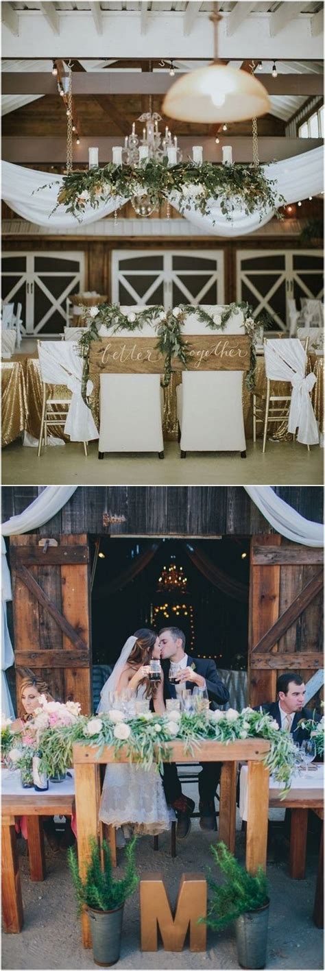 Top 20 Sweetheart Table Decor Ideas For Barn Weddings ️ Wedding Photo