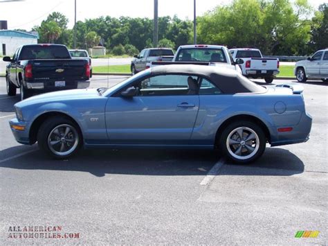 2005 Ford Mustang Gt Deluxe Convertible In Windveil Blue Metallic