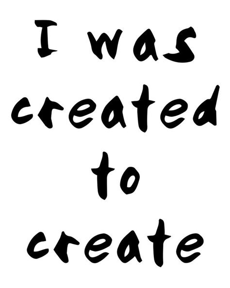 I Was Created To Create Photographic Print By Deificusart Typography