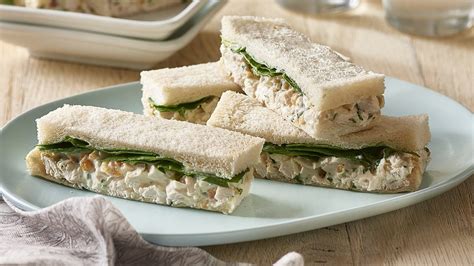 Citrus Poached Chicken Finger Sandwiches Recipe