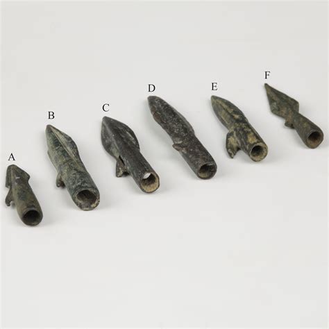 Selection Of Hellenistic Bronze Arrowheads Ancient Greek Antiquities