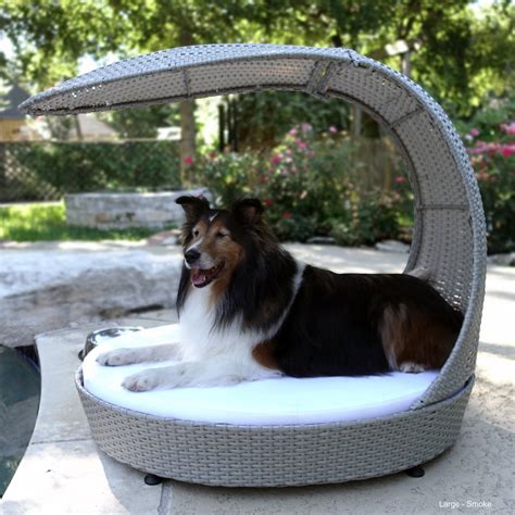 Refined Canine Outdoor Dog Chaise Lounger