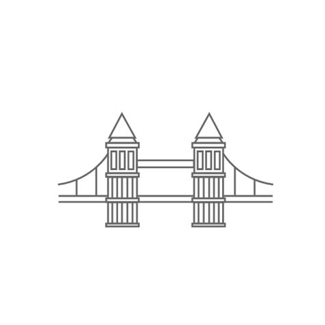 London Tower Bridge Vector Icons Free Download In Svg Png Format
