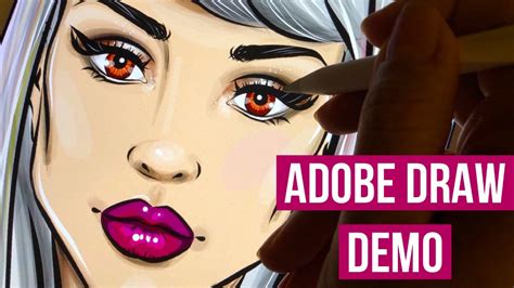 Adobe Draw Drawing Demo How To Turn Your Pencil Sketch Into A Digital