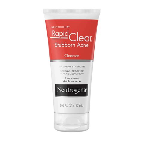Buy Neutrogena Rapid Clear Stubborn Acne Face Wash With Benzoyl Peroxide Acne Treatment