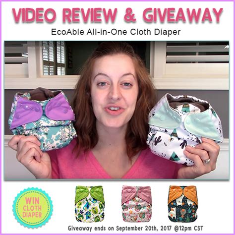 Video Review Ecoable All In One Cloth Diapers By Mama S Ecoable