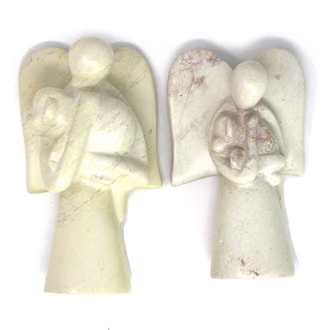 Angel Soapstone Sculpture Holding Dog In 2022 Special Ts