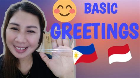 How To Say Basic Greetings In Indonesia Youtube