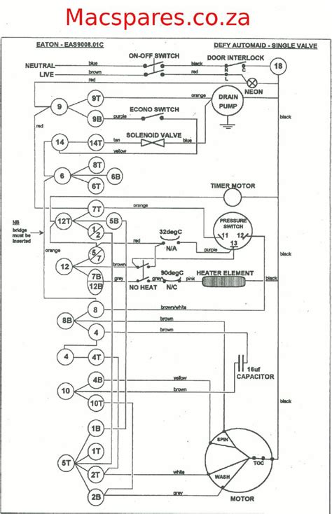 Washing Machine Wiring Diagram