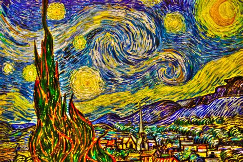 It is absolutely everywhere, too. Van Gogh's 'starry Night' - Hdr Photograph by Randy Aveille