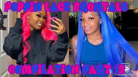 POPPIN LACE FRONTALS COMPILATION PART 13 Vlogmas Day 3
